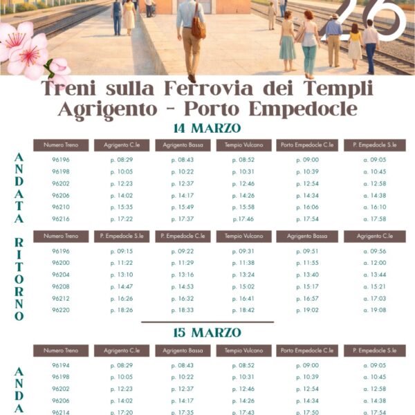 Mandorlo in Fiore Express – 14/15 Marzo 2026